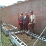 Patricia, Michele, Rajiv at Parkside